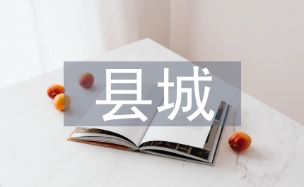 縣城環境整頓方案