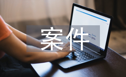 案件匯報材料